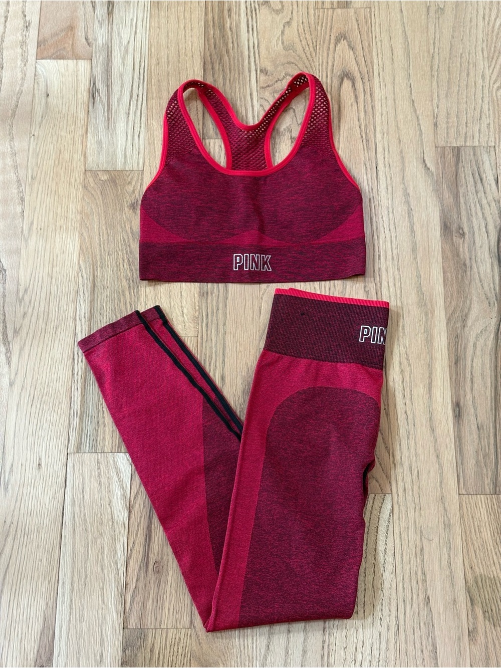 PiNK Victoria’s Secret Seamless Workout Set